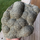 Fluorite covered with pyrite display stone for collectors