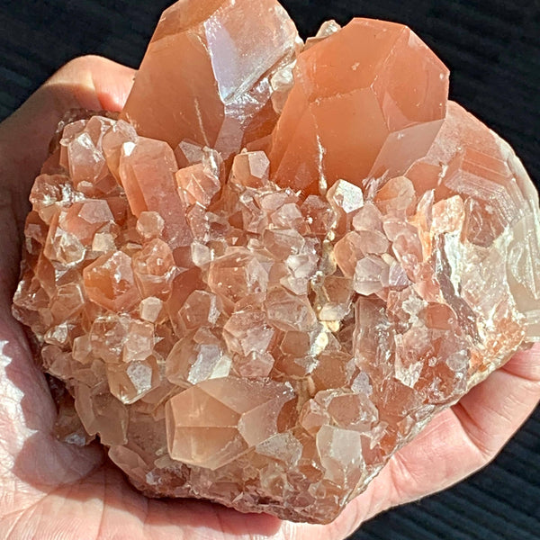 natural quartz mineral cluster