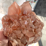 natural quartz mineral cluster