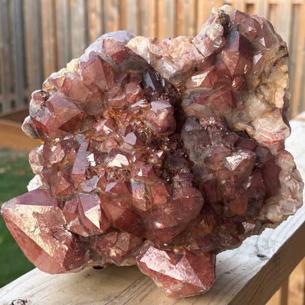 hematoid quartz mineral specimen