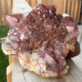 tangerine quartz crystal display