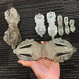 Himalayan clear quartz vajra 5 prong