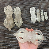 Tibetan quartz dorje for meditation