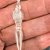Tibetan dorje quartz pendant