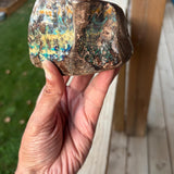 Boulder opal gemstone home decor display