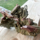 himalayan chlorite quartz cluster red