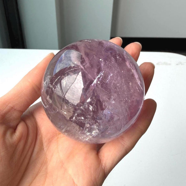 Chakra balancing amethyst stone