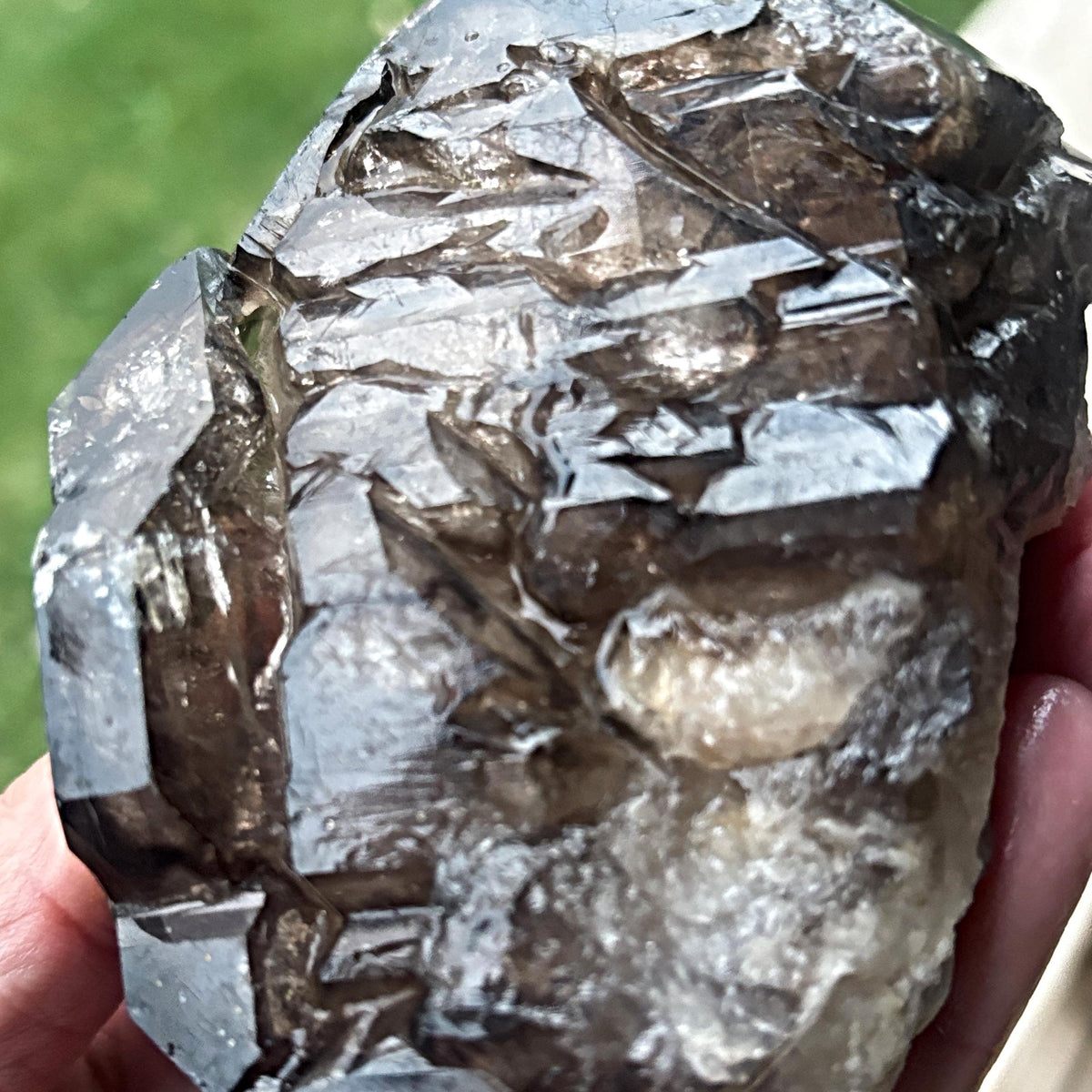 rare elestial quartz cluster