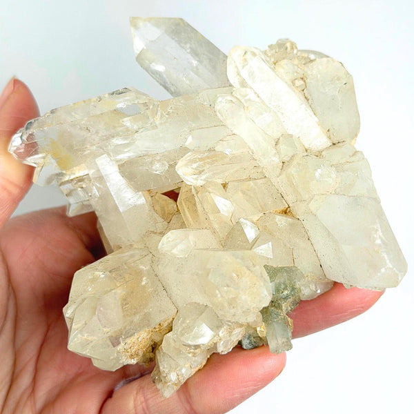 Himalayan Clear Quartz Cluster from High Altitude
