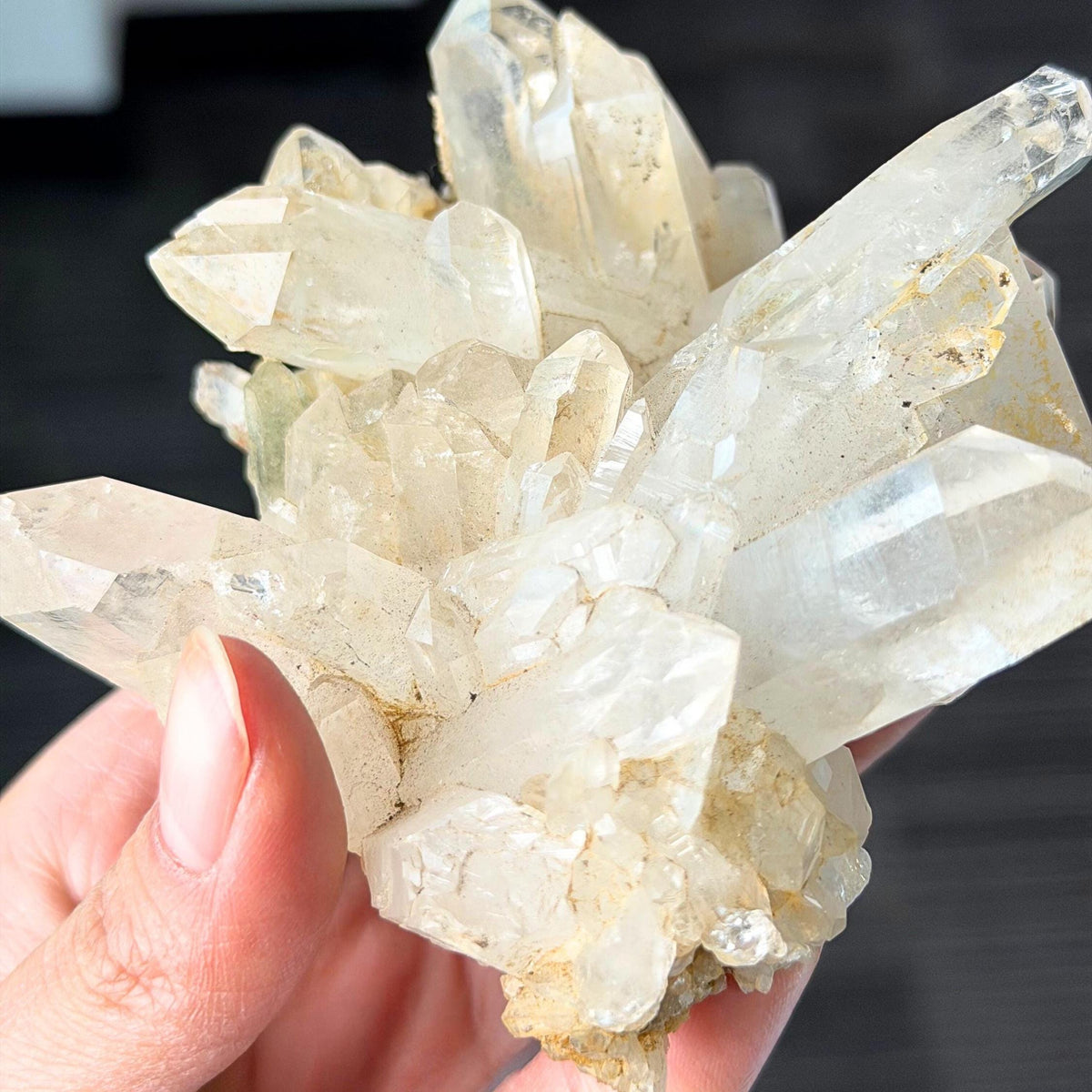 Himalayan Clear Quartz Cluster | High Altitude Cluster for Advanced Healers, VKd2