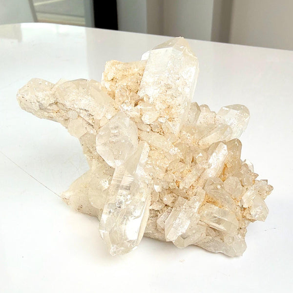 Natural Clear Quartz Cluster | Healing Crystal, Energy Cleansing, Collector Display