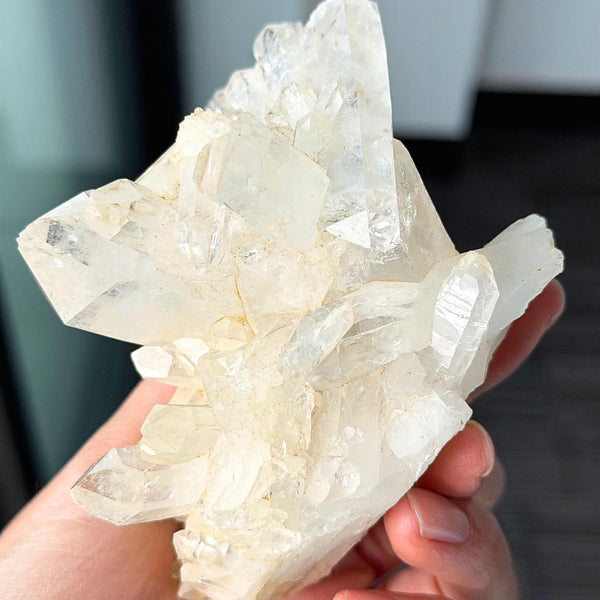 Natural Clear Quartz Cluster | Healing Crystal, Energy Cleansing, Collector Display