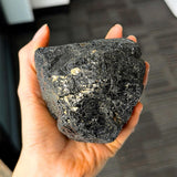 Black Tourmaline Rock Chunk Raw Crystal | Natural Schorl Mineral Specimen Protection Stone, VKc4
