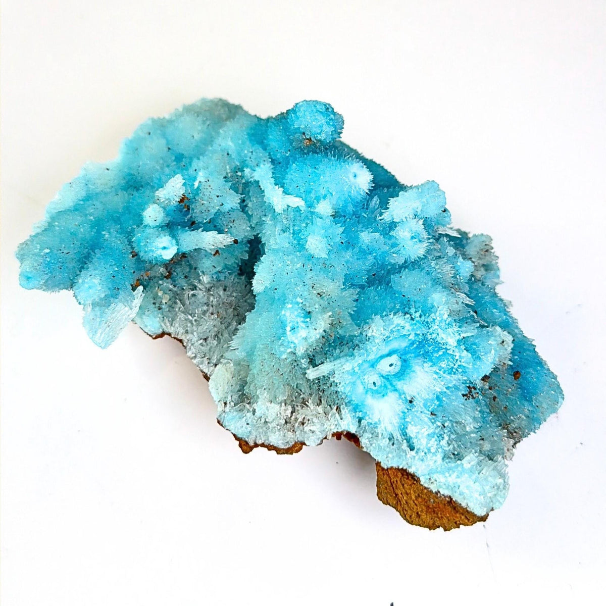 Blue Aragonite crystal cluster Yunnan China
