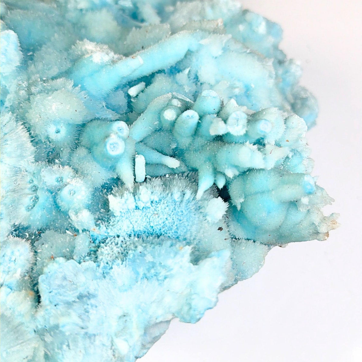 Big blue aragonite home decor crystal
