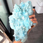 Large blue aragonite specimen from Yunnan