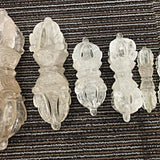 Tibetan quartz dorje for meditation