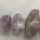 Large Raw Kunzite Crystal