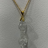 Quartz Vajra pendant necklace