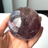 Amethyst crystal sphere for calm and balance