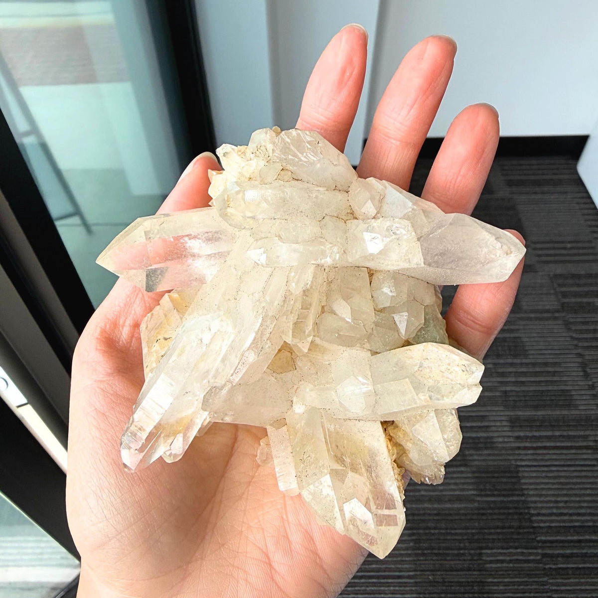 Himalayan Clear Quartz Cluster with high vibration