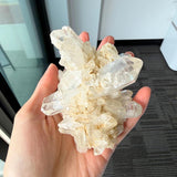 Double Terminated Clear Quartz Cluster