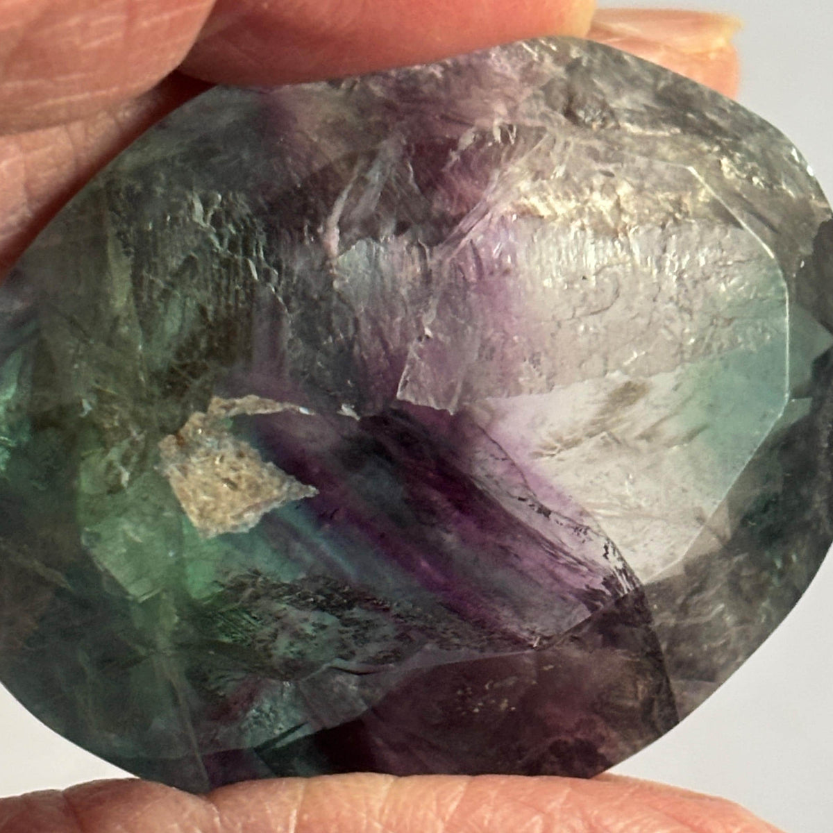 large oval fluorite 50x38mm