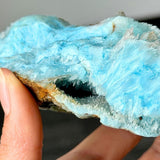 acicular aragonite crystal