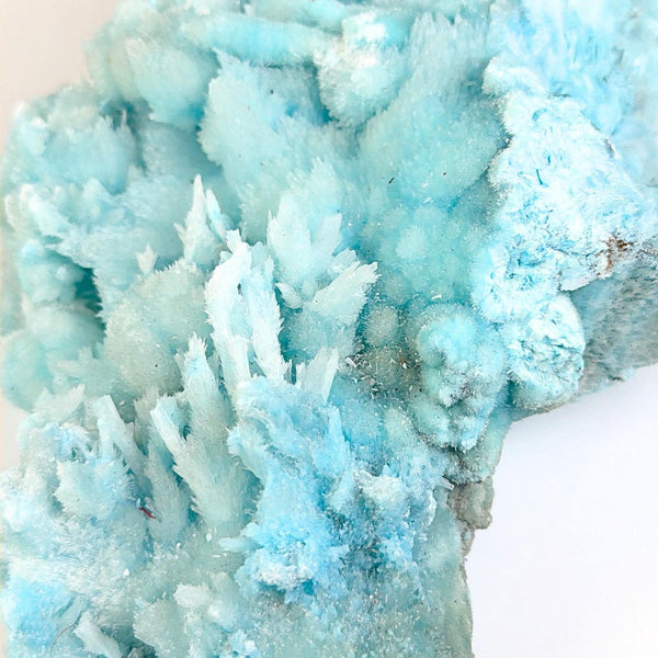 Natural aragonite mineral close-up