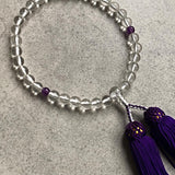 Clear Quartz Japanese Juzu Nenju Rosary