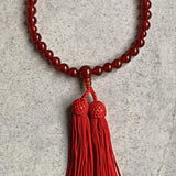 buddhist prayer beads carnelian