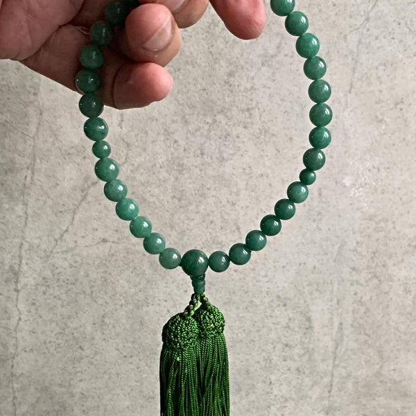 aventurine meditation mala