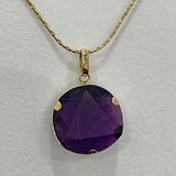 Amethyst Star 6 pointed Pendant necklace