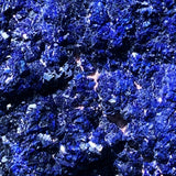 rare blue mineral Azurite rock