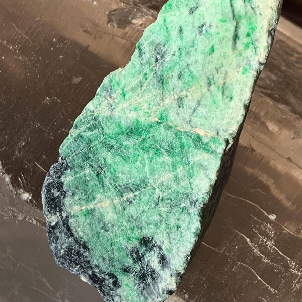 polished raw Jadeite jade freeform