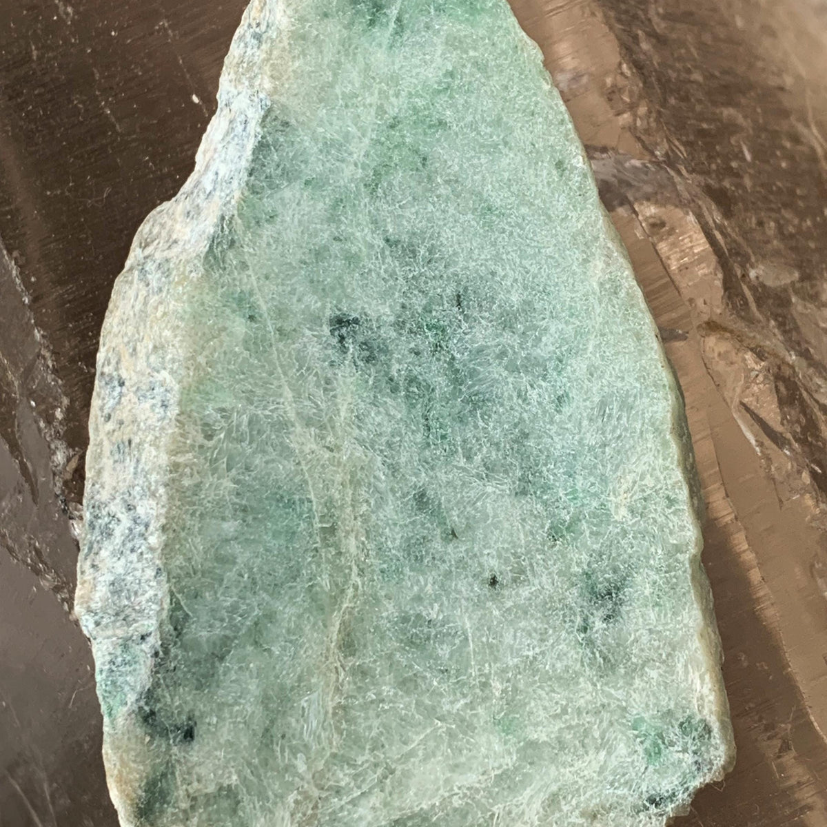 polished raw Jadeite jade freeform