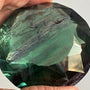 AAA Green Fluorite Faceted Gem