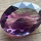 Large fluorite cut stone