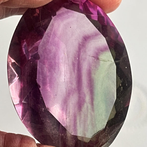 fluorite faceted gems