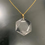 Star of David Clear Quartz Pendant Necklace
