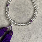 Suisho Juzu Clear Quartz Japanese Nenju Rosary