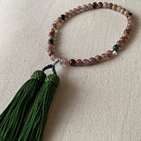 Pink Tourmaline Japanese Mala Rosary Nenju Juzu