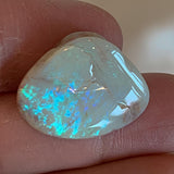 Flashing color opal under light