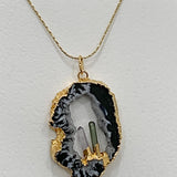 crystal healing pendant