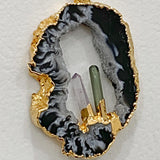 gemstone geode jewelry