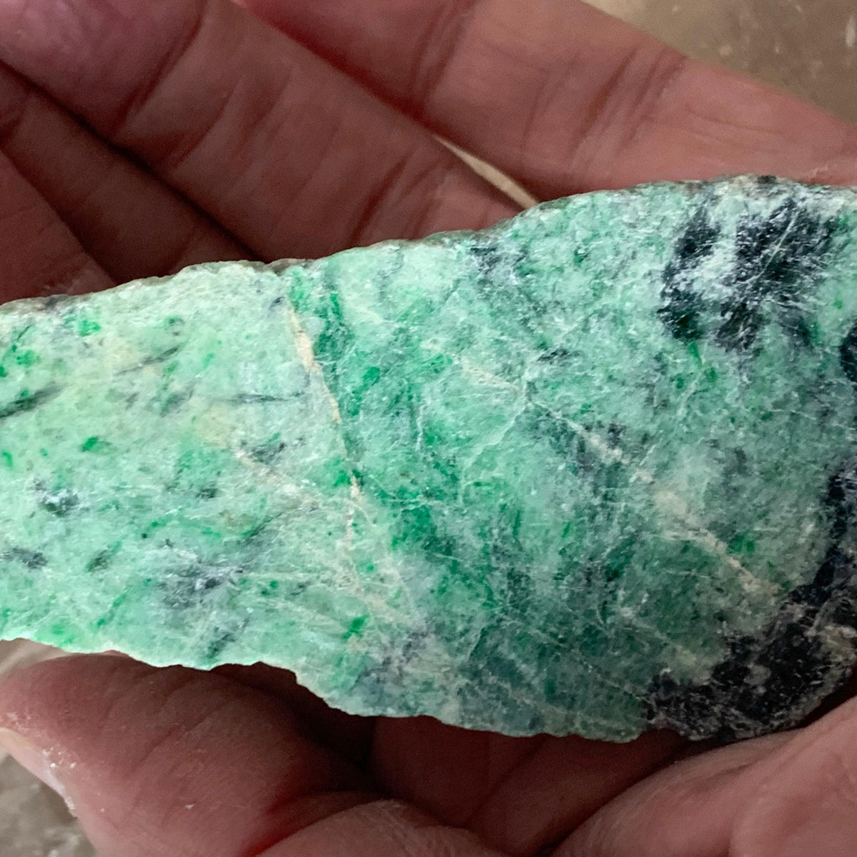 Jadeite Jade Freeform | Polished Raw Jade | Good Luck Stone Decor