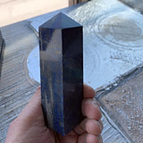 Crystal Obelisk Tower | Onyx Aventurine Rose Quartz Lapis Calcite