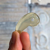 Citrine magatama lucky stone