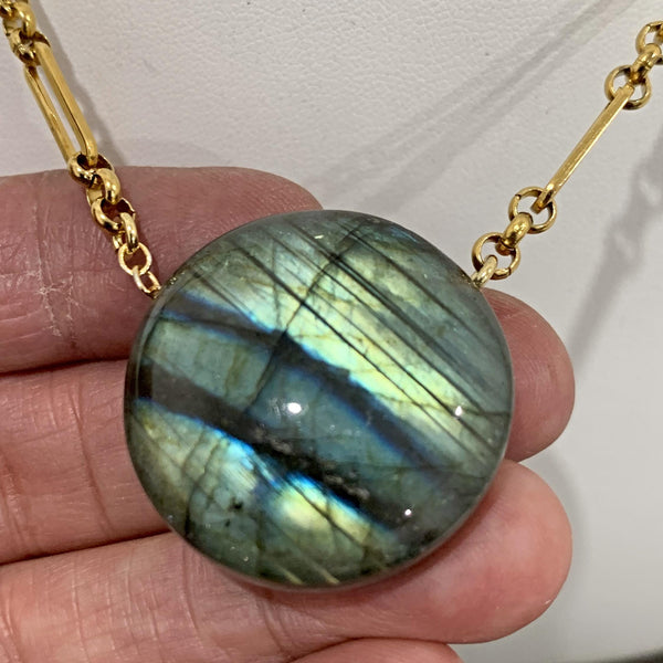 labradorite statement jewelry