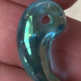 Blue aura quartz talisman